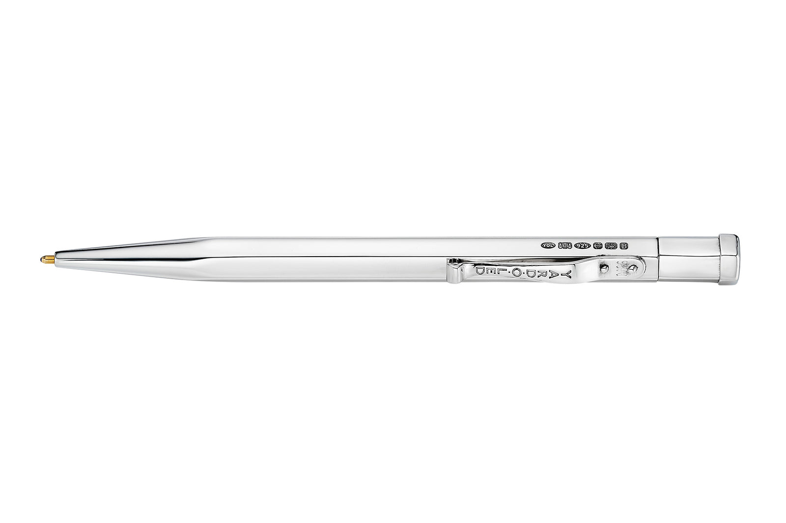 YARD-O-LED 925silver Diplomat メカニカルペンシル The Diplomat Plain Ballpen | Hallmarked Sterling Silver | Yard-o