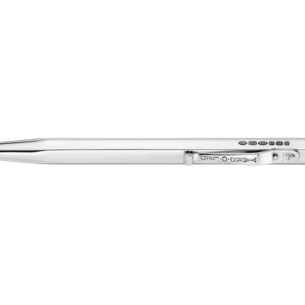 The Diplomat Plain Ballpen | Hallmarked Sterling Silver | Yard-o