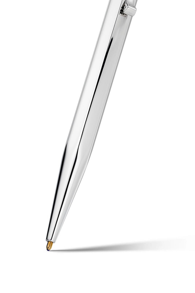 The Diplomat Plain Ballpen | Hallmarked Sterling Silver | Yard-o-Led