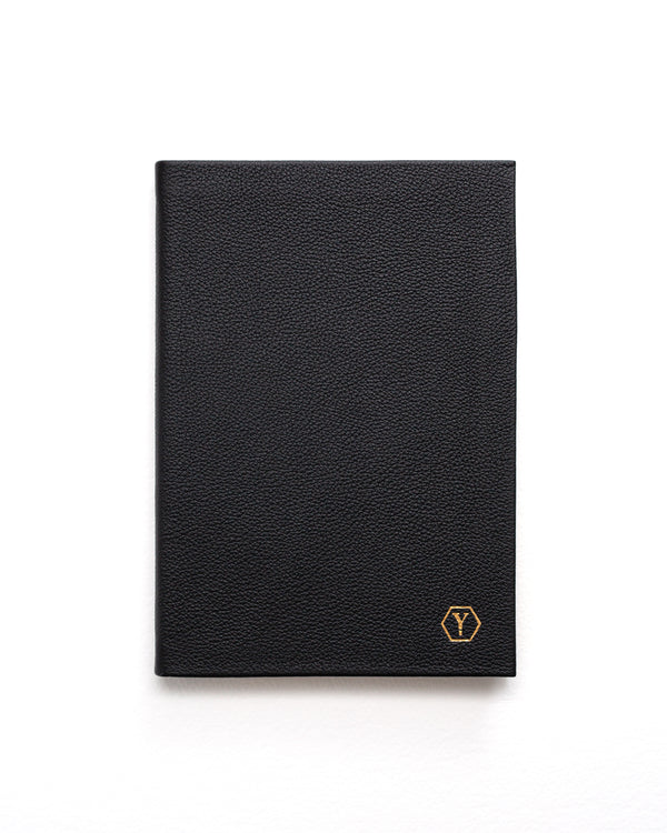Sampson A5 Luxury Leather Notebook - Black