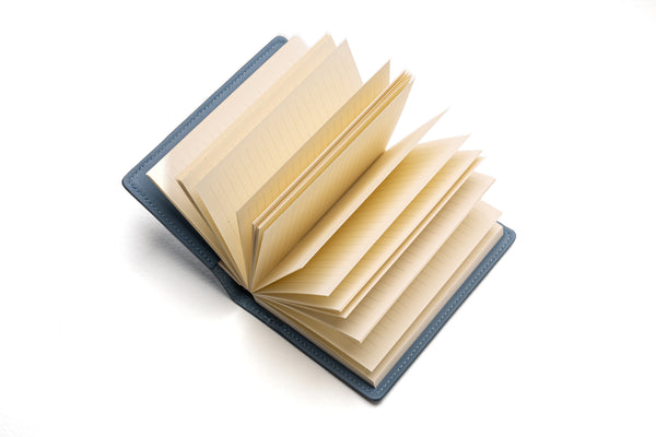 Mordan Refillable Leather Notebook - Sky Blue - YARD-O-LED