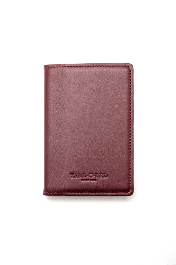 Mordan Refillable Leather Notebook - Maroon Red - YARD-O-LED