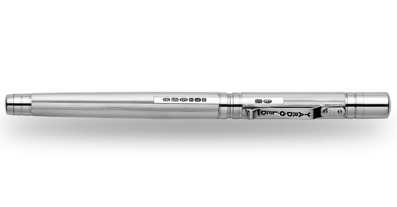 The Pinstripe 72 Sterling Silver Standard Rollerball - YARD-O-LED