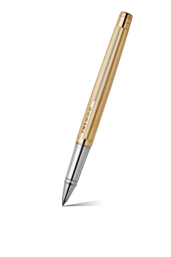 The Pinstripe 72 Gold Vermeil Standard Rollerball - YARD-O-LED