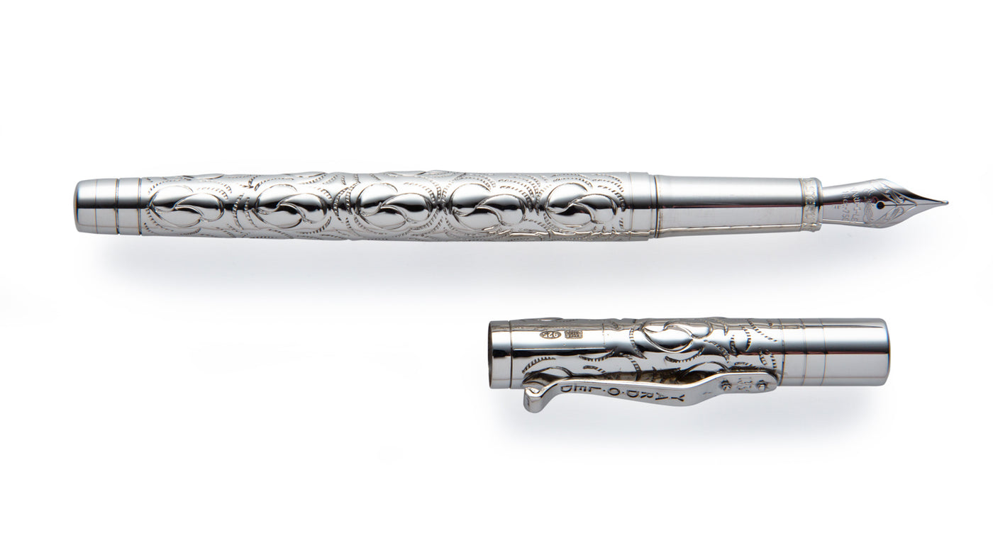Sterling Silver Viceroy Standard Victorian Fountain Pen – YARD-O-LED